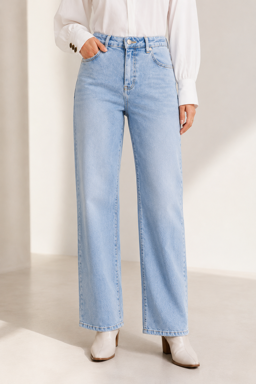 Ice Blue Jeans